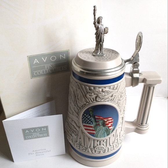 2002 America The Beautiful Collectable Stein w/ Original Box - Picture 1 of 12